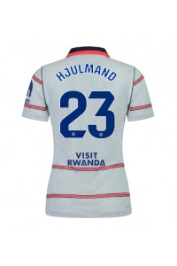 Atletico Madrid Morten Hjulmand #23 Jalkapallovaatteet Naisten Kolmaspaita 2026-27 Lyhythihainen